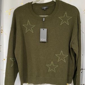 PERCI - OLIVE OUTLINE STARS